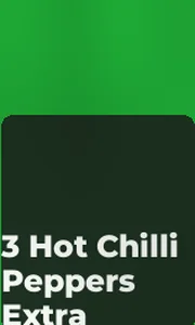 3 Hot Chilli Peppers Extra